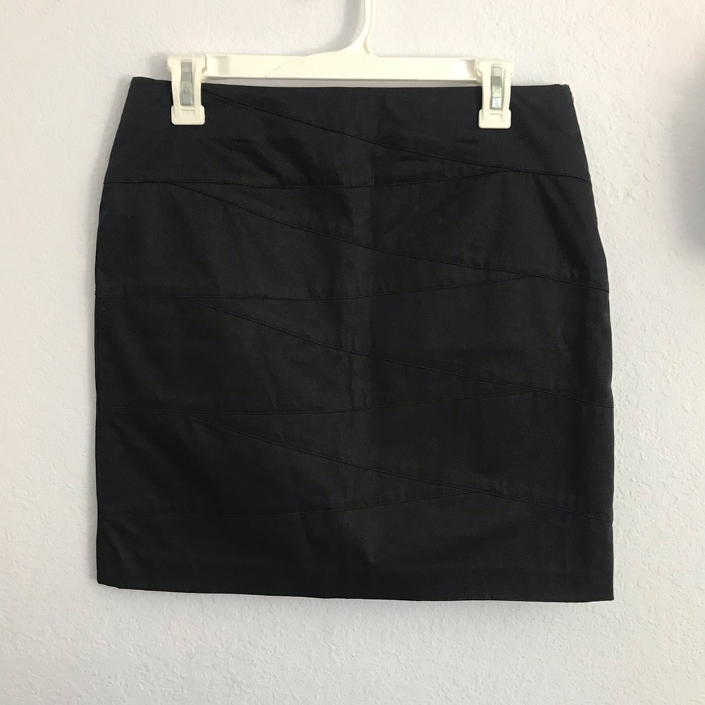 Kenar 6 black bandage fitted skirt